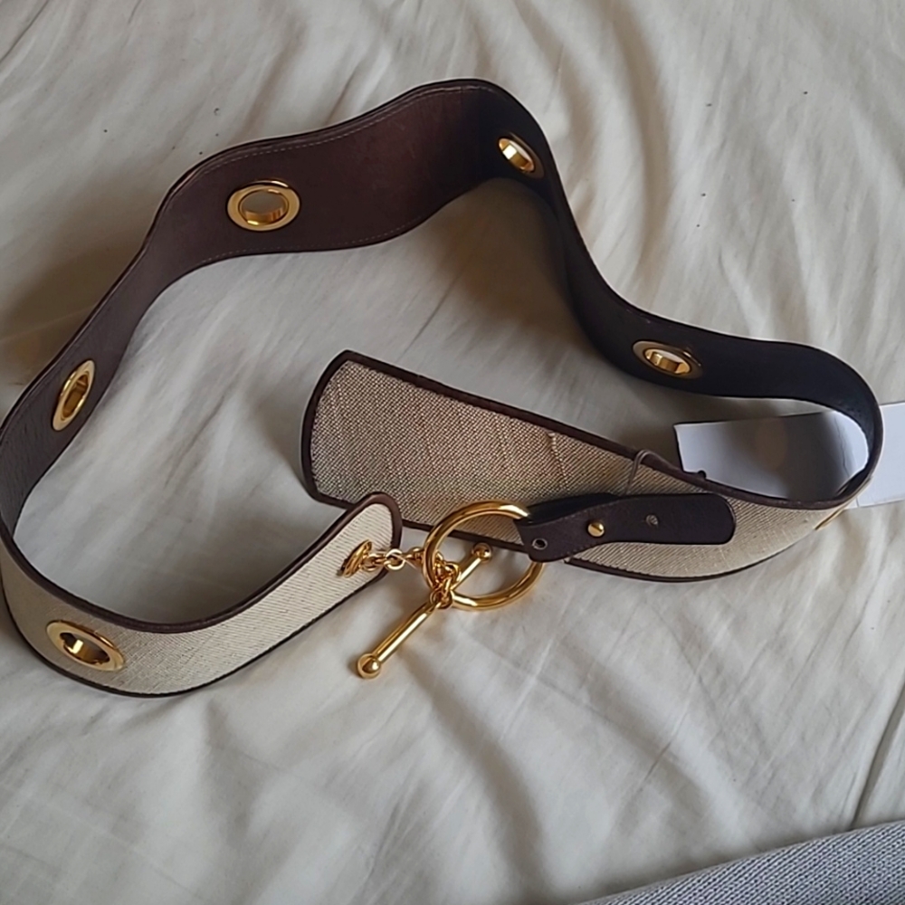 AUTH MARNI BELT GOLD LOOPS LARGE Runway 2003